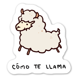 A cute llama.