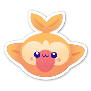 Cute leaf creature