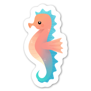 Cute seahorse