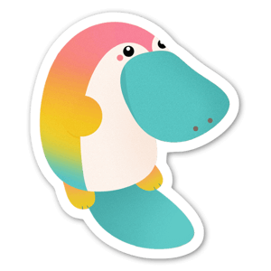 Cute platypus
