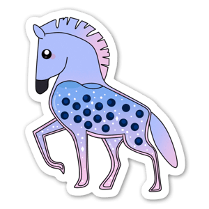 Bubbletea horse
