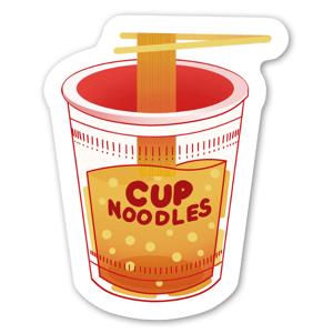 Cute cup noodle