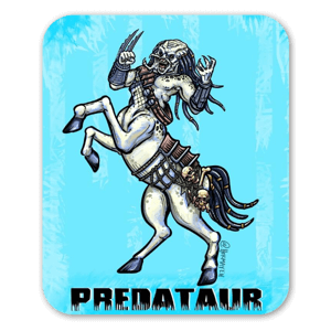 When words collide! Get it?
Centaur + Predator = Predataur?
Ok well, I thought it was funny.