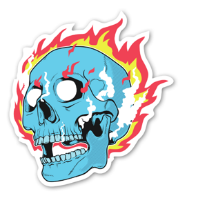 A flying burning skull sticks that goes exactly where you want it to

Burning Skull Sticker – Fierce and Fiery!

Meet our Burning Skull Sticker, the perfect way to add a blazing touch to your belongings. This intense sticker features a skull engulfed in vibrant flames, capturing a fierce and fiery essence. The bold and striking design is sure to grab attention and add an edgy vibe to any surface.