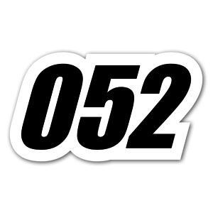 A race sticker