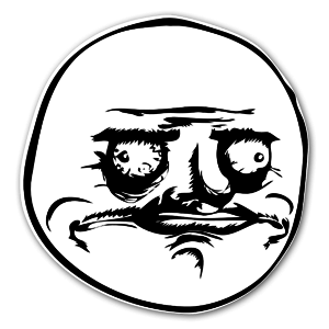 Crazy Rage Face Meme Me Gusta sticker