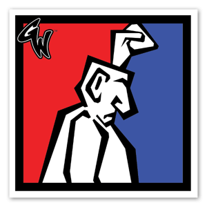 Stickers with Artist Grimms fist