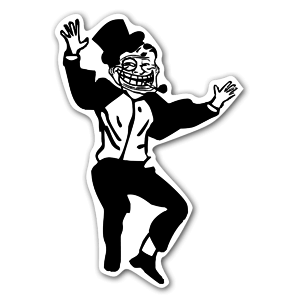 A funny dancing meme sticker