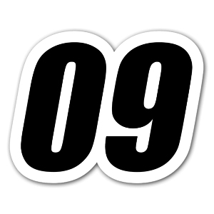 Racing number 09