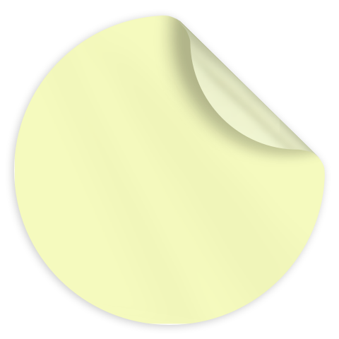 Icon Glow-in-the-dark Sticker at StickerApp.
